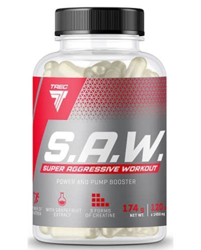 S A W Pre Workout Trec Nutrition Ozone Bg