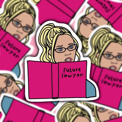 Elle Woods Legally Blonde Future Lawyer Sticker Sassy Girl Etsy