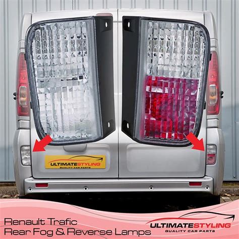 Renault Trafic Rear Fog Light & Reverse Light Clusters