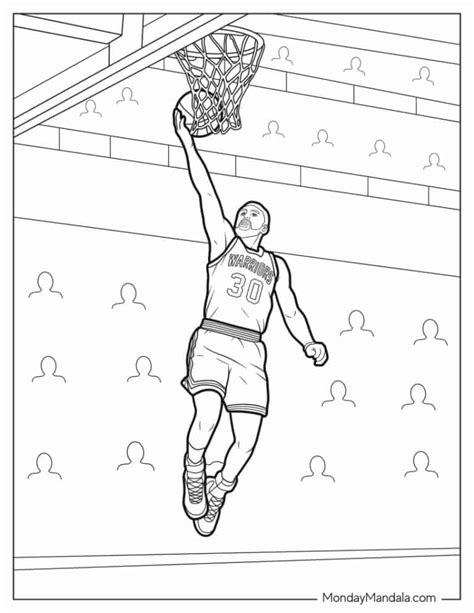 18 Steph Curry Coloring Pages Free Pdf Printables