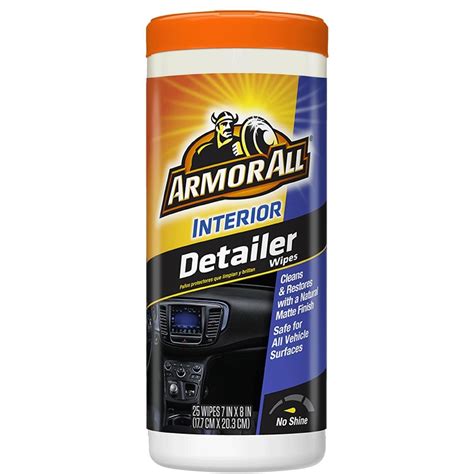 Armor All Interior Detailer Wipes 25 Count