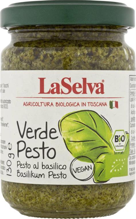 LaSelva Bio Verde Pesto 130 G Piccantino Onlineshop Schweiz