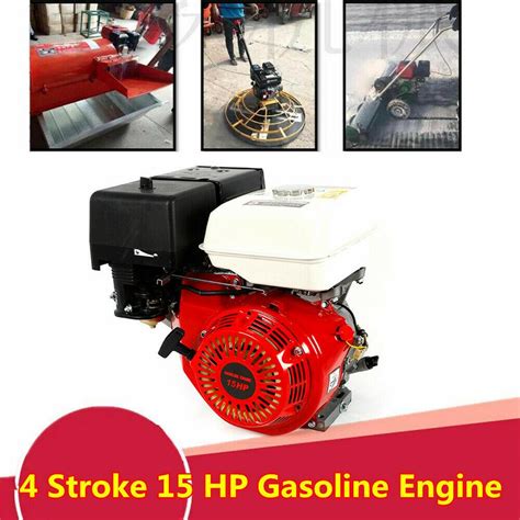 420cc Engine 15 Hp 4 Stroke Ohv Horizontal Gas Engine Go Kart Motor Recoil Start