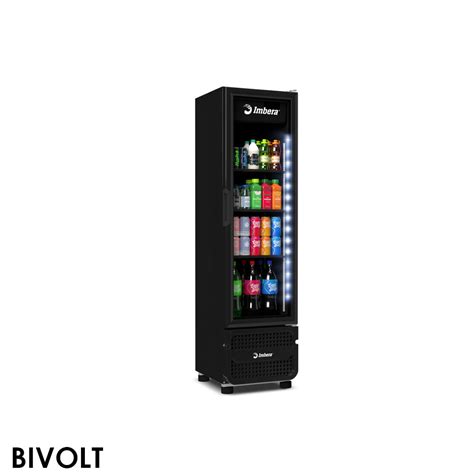 Refrigerador Expositor Vertical Porta De Vidro 244 Litros Full Black