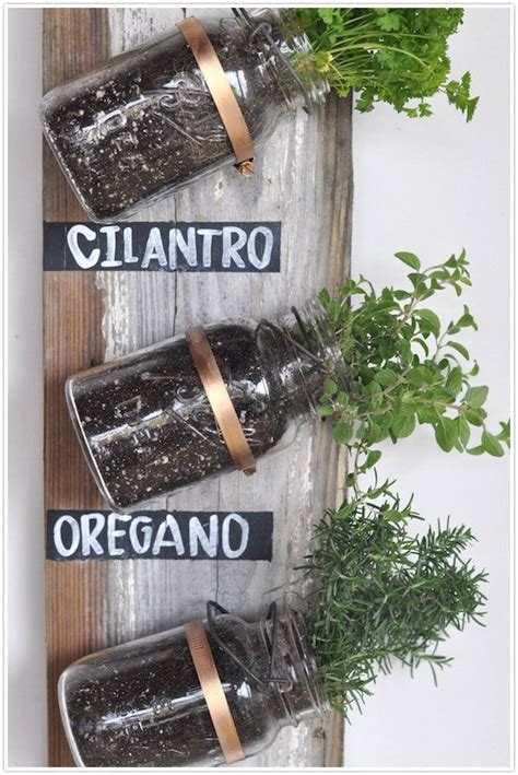 Transformed Mason Jar Herb Garden Diy Herb Garden Mason Jar Herbs