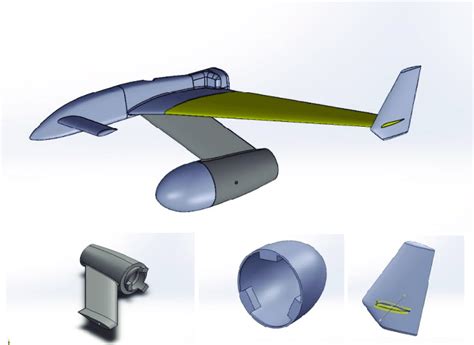 Experimental Wind Tunnel 3d Model And Its Parts Download Scientific Diagram