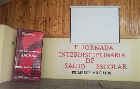 Salud Organiz Las Primeras Jornadas Interdisciplinarias De Salud Escolar