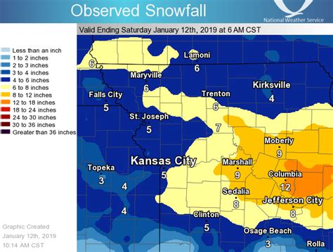 January 11-12, 2019 Winter Storm