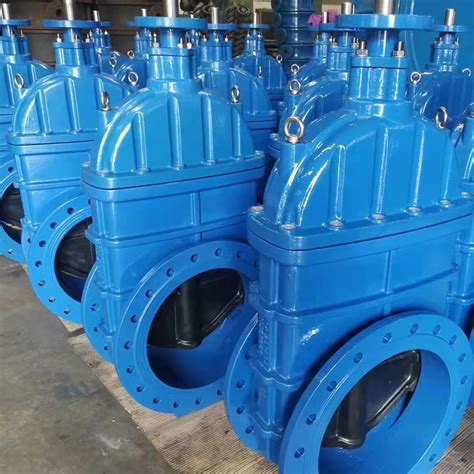 Rubber Seat Flange Type Non Rising Stem Soft Seal Large Control Gate Valve Price China Gate