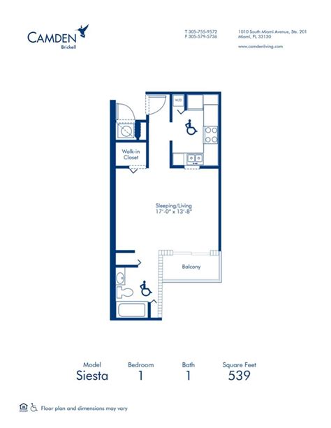 Camden Brickell Floor Plans - floorplans.click