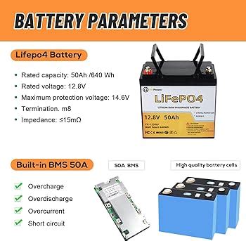 Btrpower Pack Marine Lithium Lifepo Deep Cycle Battery V Off