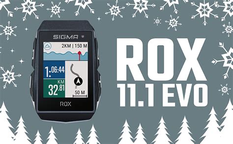 SIGMA SPORT ROX 11 1 EVO Black Bicycle Computer Wireless GPS