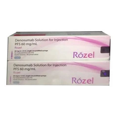 Allopathic Rozel Injection Denosumab Mg Injection Intas