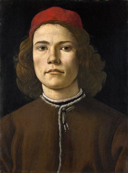 Portrait Of A Young Man 1483 Sandro Botticelli