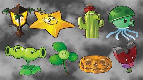 Plants Vs Zombies All Fog Plants Unlocked All Powers YouTube