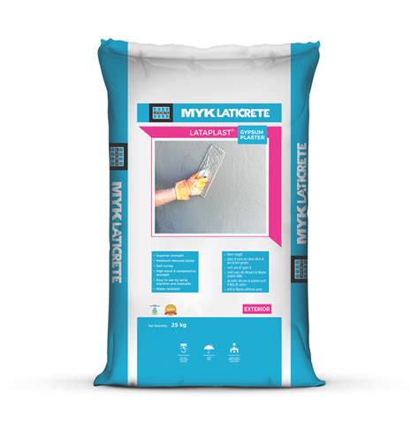 Myk Laticrete Lataplast Exterior Gypsum Plaster 25 Kg Packaging Type