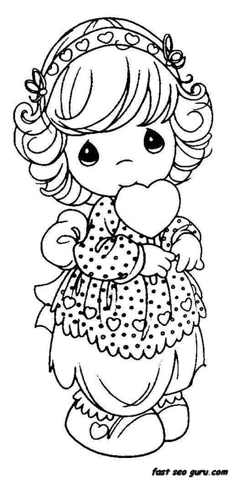 Precious Moments Birthday Coloring Pages at GetColorings.com | Free printable colorings pages to ...