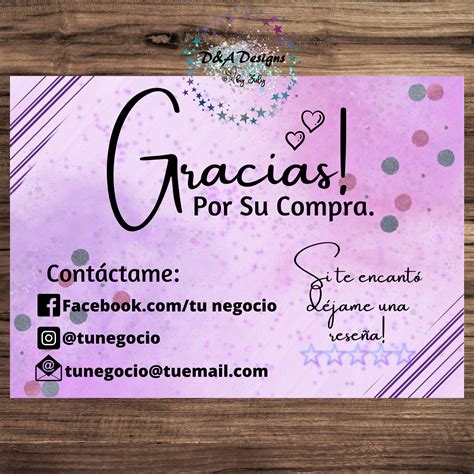 Tarjetas Gracias Gracias Por Tu Compra Plantilla De Negocios PDF