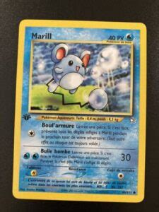 Marill 66 111 Néo Génésis carte Pokemon Poke Cartes