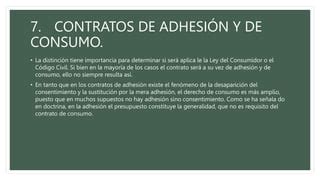 Contratos de adhesión y contratos de consumo pptx