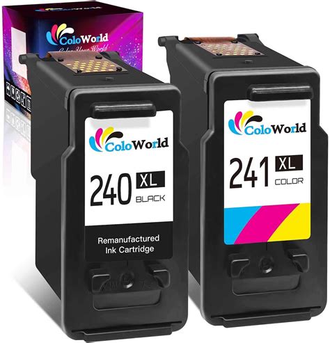 Coloworld Remanufactured Ink Cartridge Replacement For Canon Pg Xl