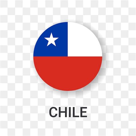 Premium Vector Round Flag Of Chile Vector Icon Illustration Isolated