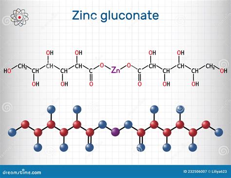 Zinc Gluconate Molecule It Is Ionic Compound Zinc Salt Of Gluconic Acid Trace Mineral