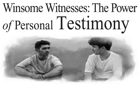 The Power Of Your Personal Testimony Coffee With The Lord