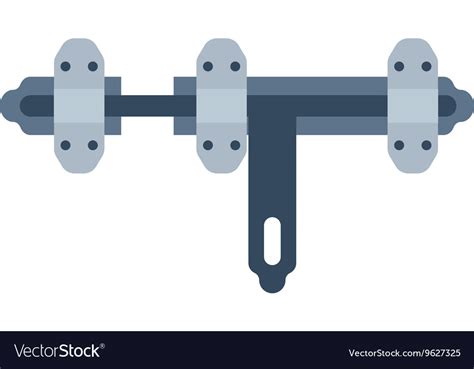 Door lock Royalty Free Vector Image - VectorStock