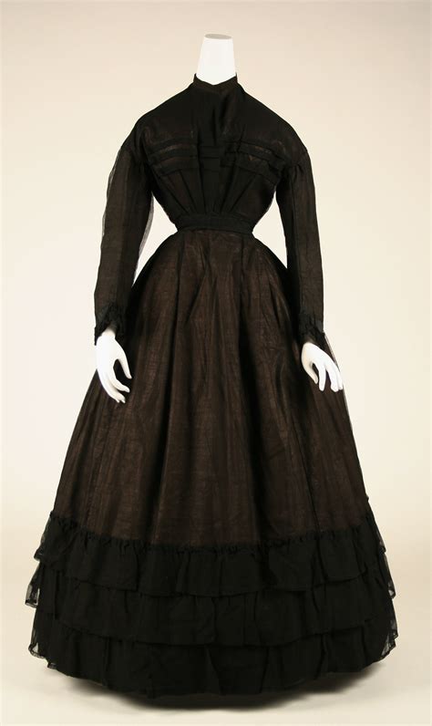 Mourning Dress American The Metropolitan Museum Of Art