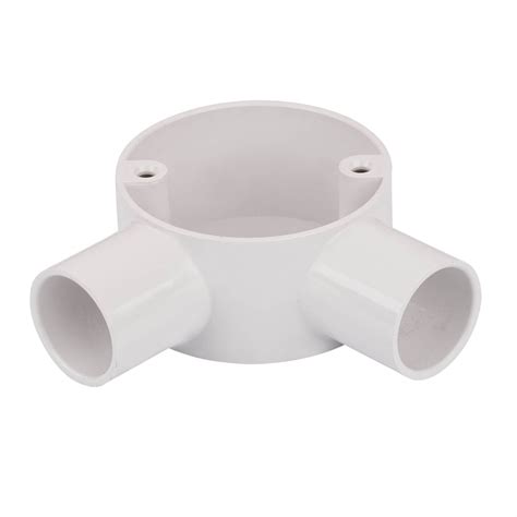 Pvc Conduit Angle Box 25mm White Electricaldirect