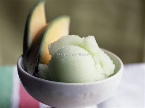 Helado de melón Recetas de Cocina MujerdeElite