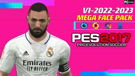 PES 2017 MEGA FACE PACK 2023 V 1 3 30 23 PC YouTube