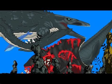 Zombie Bloop Vs Mosasaurus Youtube