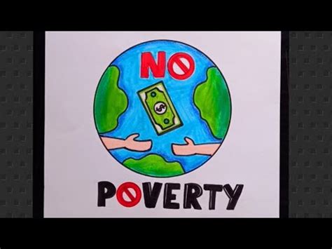 No Poverty Poster Drawing Nineth Week Munnurma Bodegawasuon