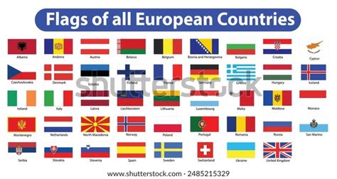 national flags world country flags stock vector royalty