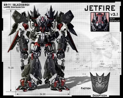 Transformers 2: Fan Created Jetfire Concept Art