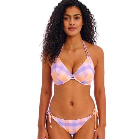 Freya Swim Harbour Island Halter Bikini Top Storm In A D Cup Nz