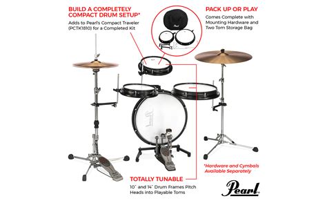 Compact Traveler Pearl Drums Official Site