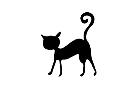 Halloween Cat Silhouette Images