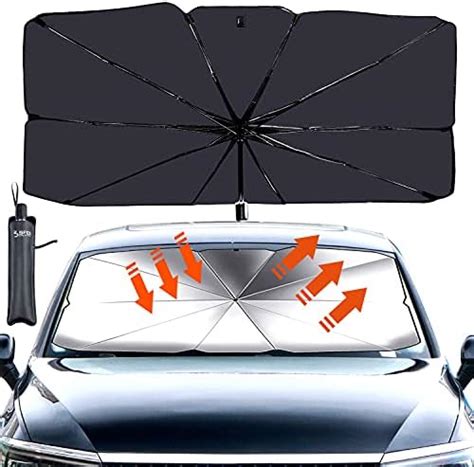 Sfee Car Sun Shade For Windshield Car Umbrella Sun Shade Cover