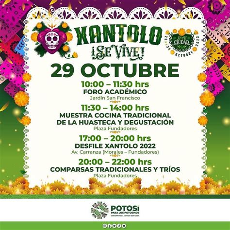 Programa Completo Del Festival Xantolo Se Vive En Tu Ciudad