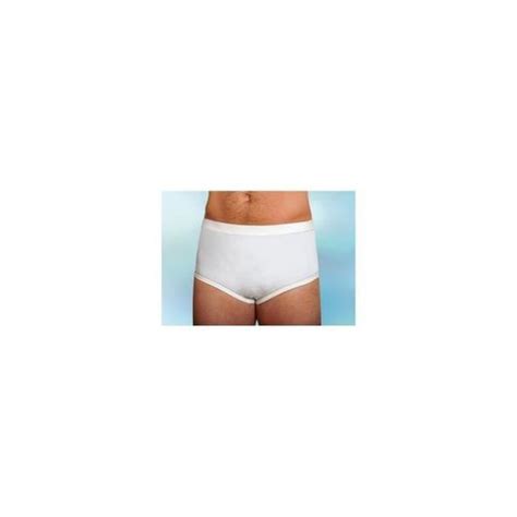 Slip Lavable Homme Pour Fuites Urinaires Achel Blanc Small Cdiscount