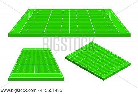 Rugby Field Markings Vector & Photo (Free Trial) | Bigstock