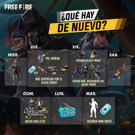 Garena Free Fire Latam On Twitter Ya Lleg La Agenda Semanal