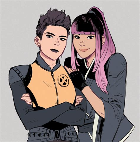 [fan Art] Negasonic Teenage Warhead And Yukio Comicbooks