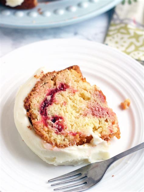 Raspberry White Chocolate Bundt Cake 2 5 Boys Baker