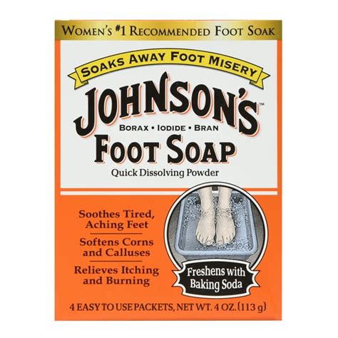 Johnson And Johnson Foot Soap 4 Ounce