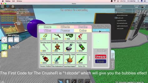 Roblox The Crusher Code Youtube