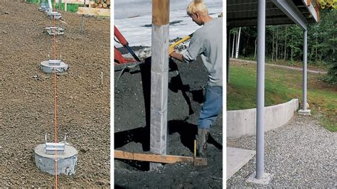 Choosing A Deck Foundation Based On Footings Fine Homebuilding